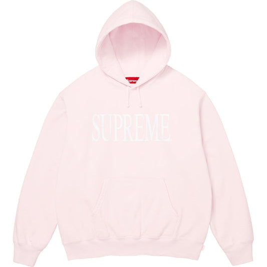 Supreme pale pink Capital Hooded Sweatshirt