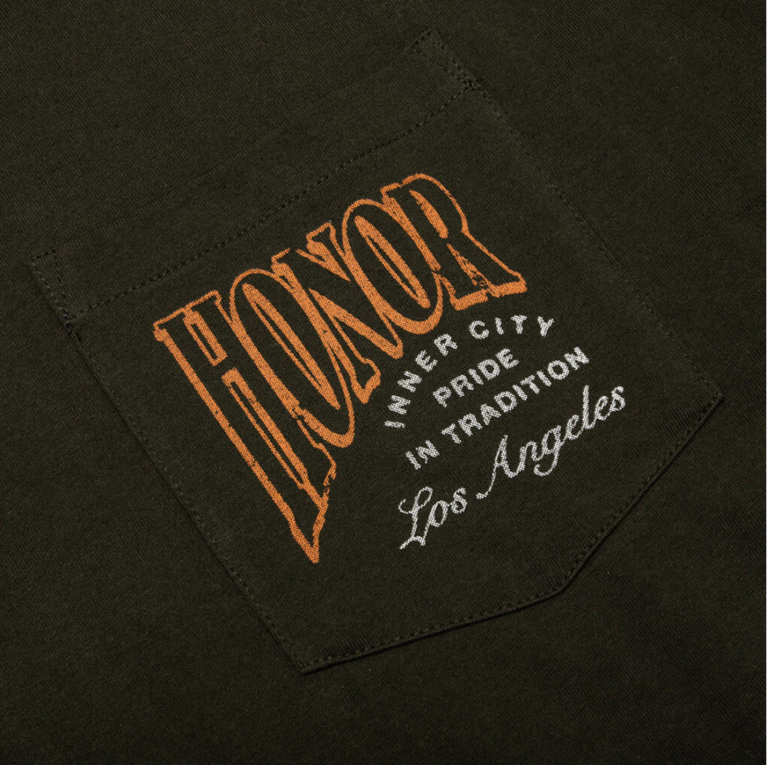 HONOR THE GIFT B-SUMMER HTG CIGAR LABEL SHORT SLEEVE TEE - BLACK-HTG240245