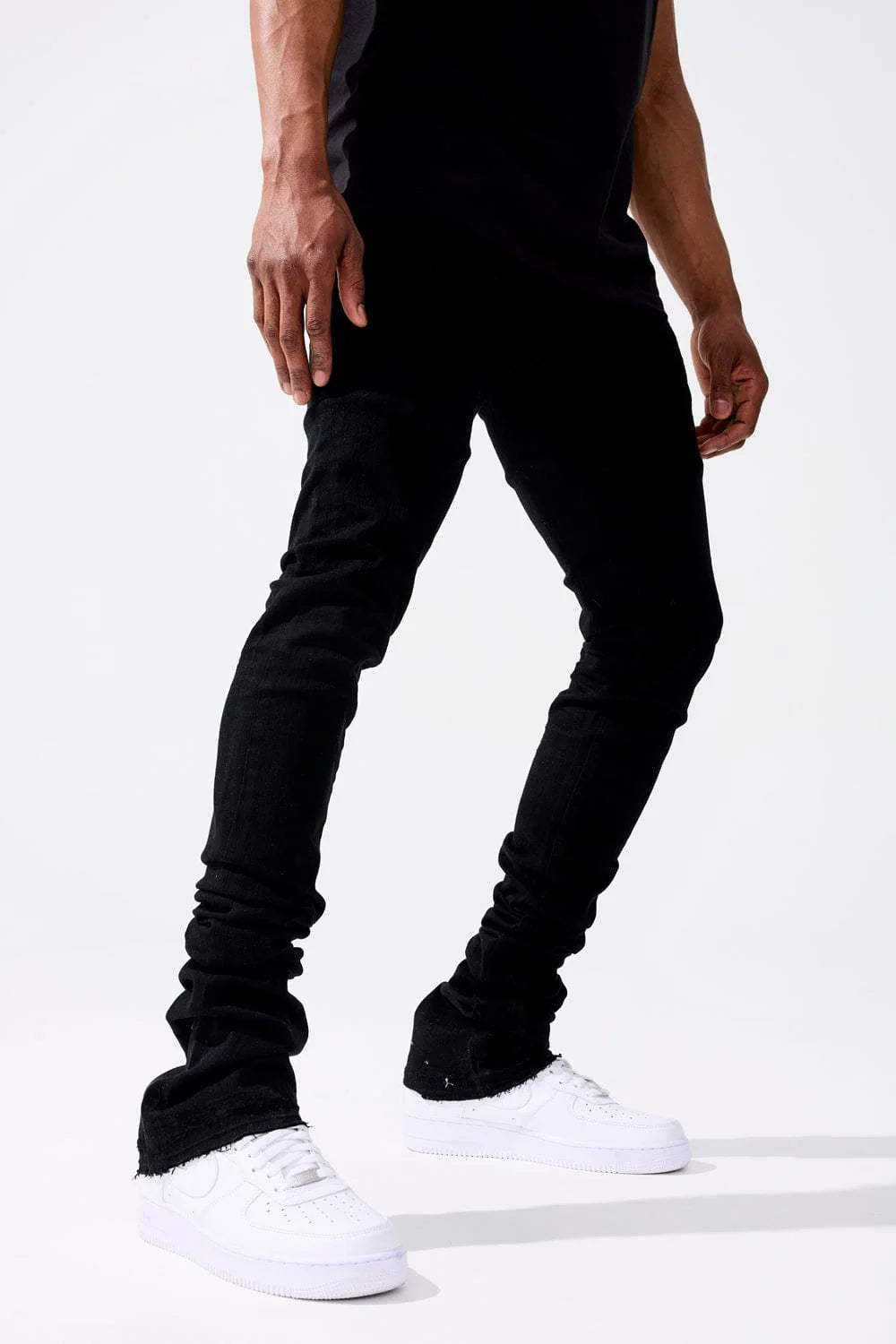 JORDAN CARIG-MARTIN STACKED - KINGSBRIDGE DENIM (JET BLACK)-JTF990R