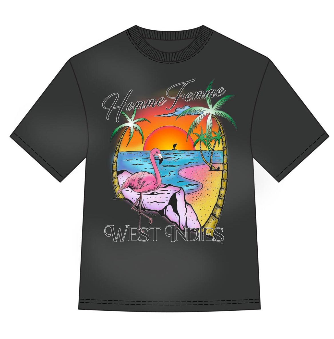 HOMME FEMME- Private Island Tee- HFSS202475-1