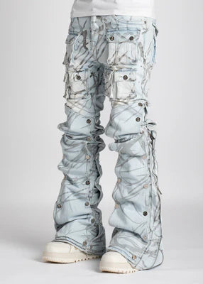 GUAPI-AQUA BLUE STACKED PREMIUM DENIM V2-187ABSPDV2