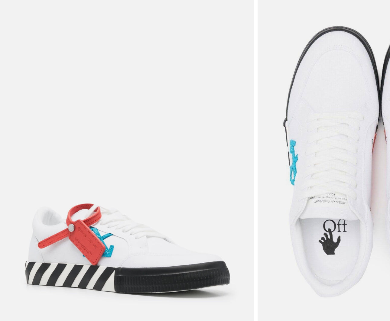 Off-White Arrows-appliqué Vulcanized sneakers-