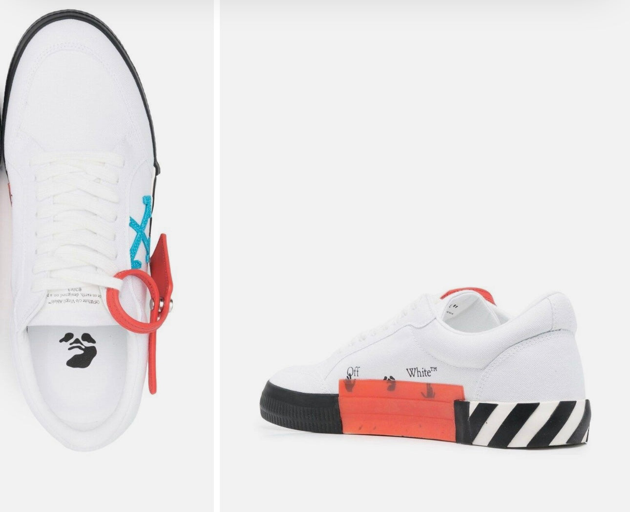 Off-White Arrows-appliqué Vulcanized sneakers-