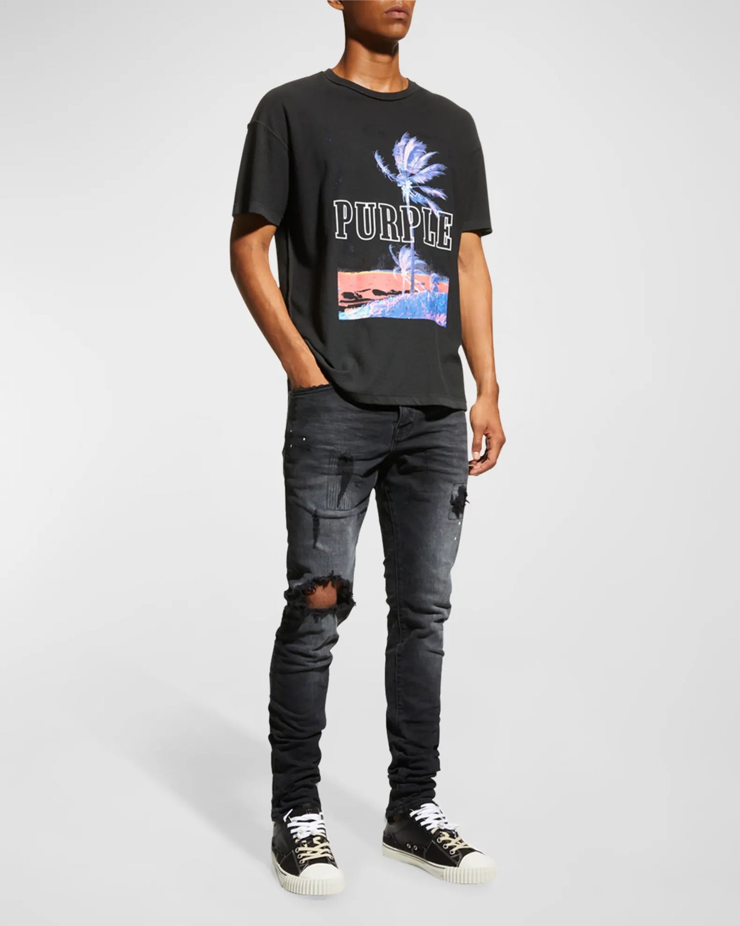 PURPLE-P001 Black REPAIR-P002-BLR