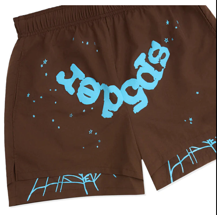 SP5DER-OG WEB DOUBLE LAYER SHORT-M04SH001W2DB