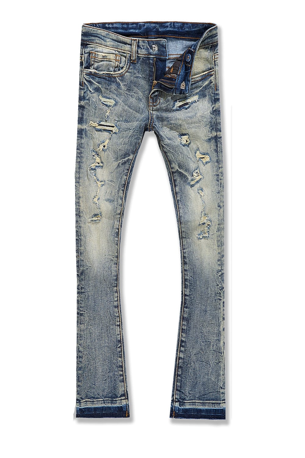 JORDANCRAIG-KIDS STACKED ROCKPORT DENIM (DESERT STORM)-JTF1167RK