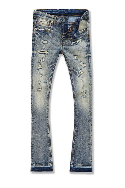 JORDANCRAIG-KIDS STACKED ROCKPORT DENIM (DESERT STORM)-JTF1167RK
