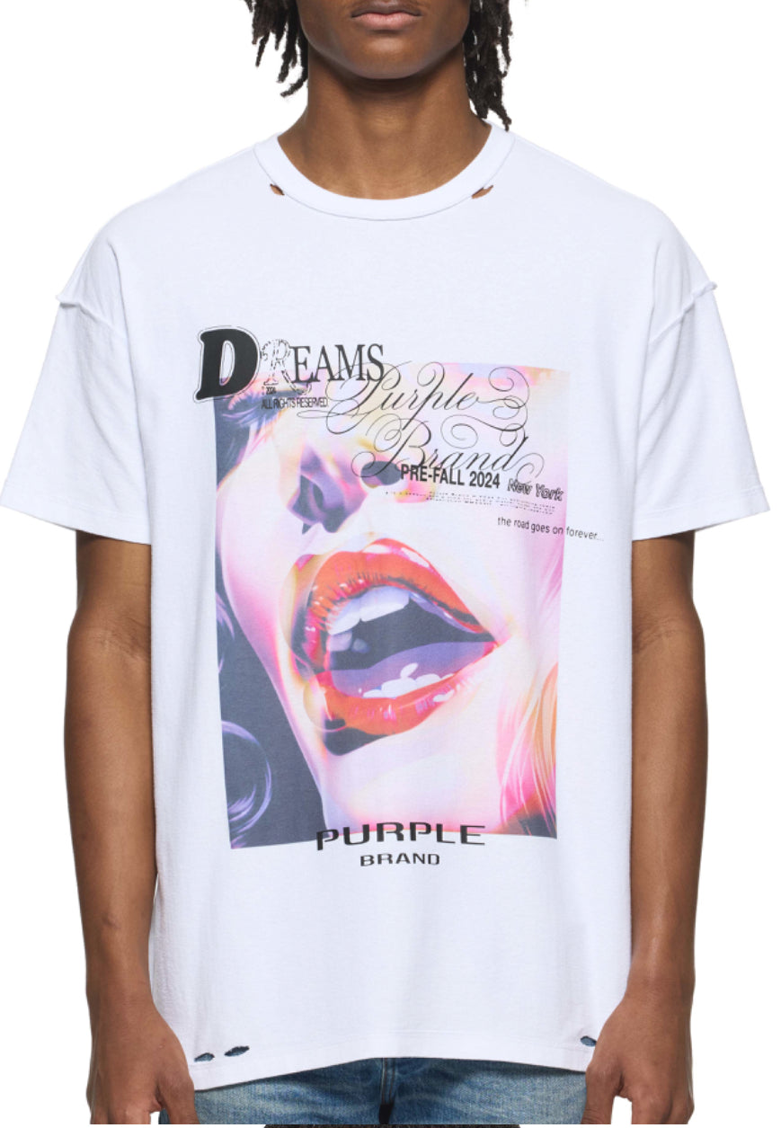 PURPLE-Dreams Tee-P101-JDBW324