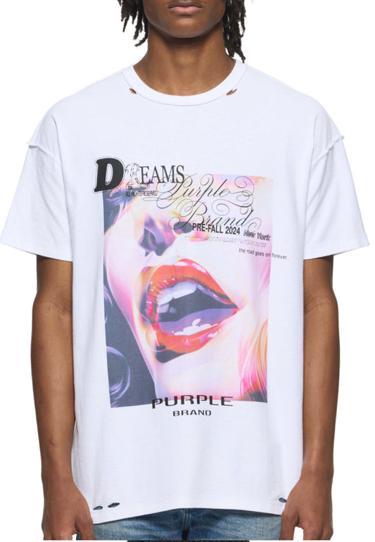 PURPLE-Dreams Tee-P101-JDBW324