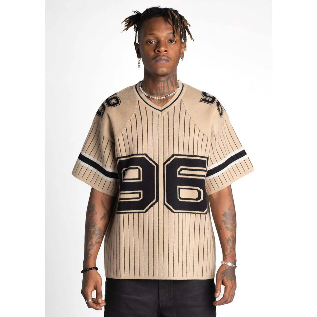 GUAPI-Khaki Football Tee-200KFTS