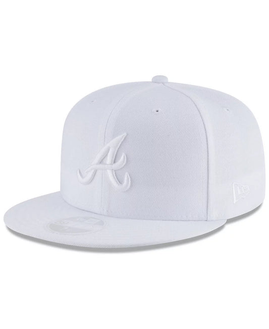 NEW ERA-Atlanta Braves White Out 9FIFTY SNAPBACK Cap