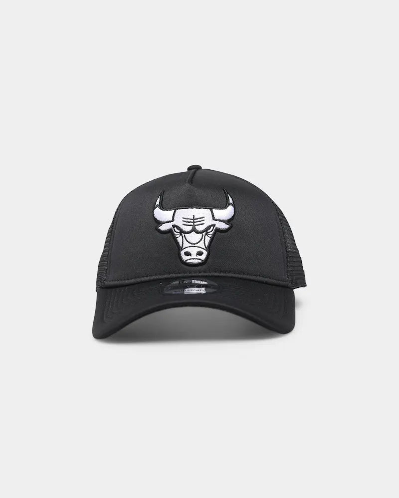 NEW ERA-Chicago Bulls 'Monochrome' Foam Front 9FORTY A-Frame Trucker Snapback-60530600