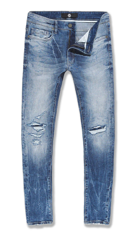 JORDAN CRAIG-BIG MEN'S SEAN ATTITUDE DENIM (MEDIUM BLUE)-JS1214