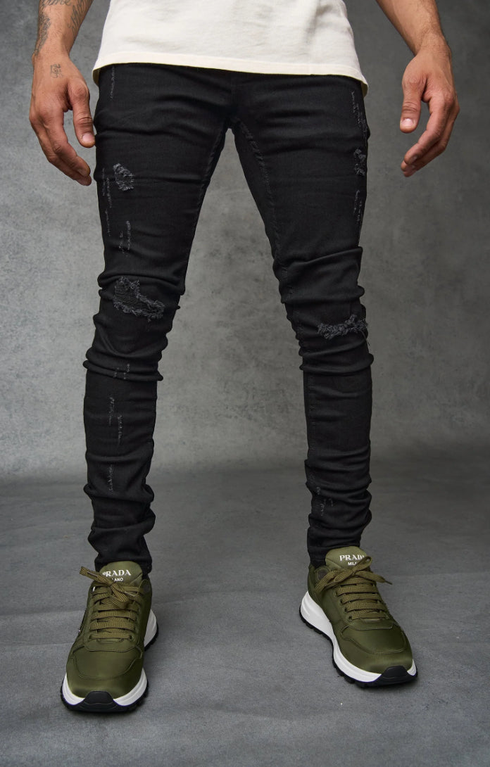 SERENEDE-"MIDNIGHT BLACK" JEANS-MDBLKJBLK
