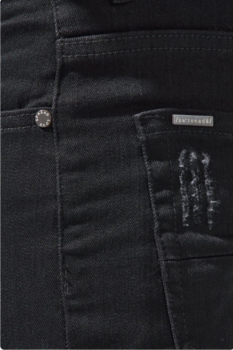 SERENEDE-"MIDNIGHT BLACK" JEANS-MDBLKJBLK