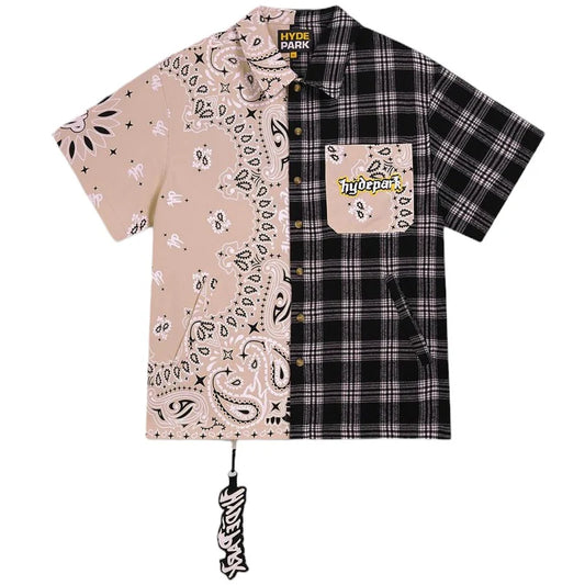 HYDE PARK EAST LA BUTTON DOWN SHIRT (BLACK)