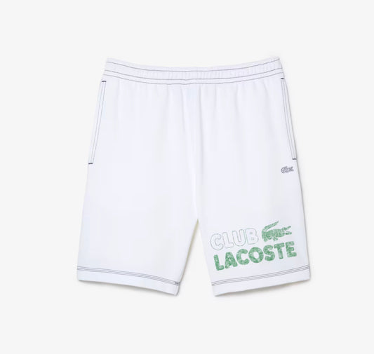Men’s Regular Fit Contrast Branding Fleece Shorts