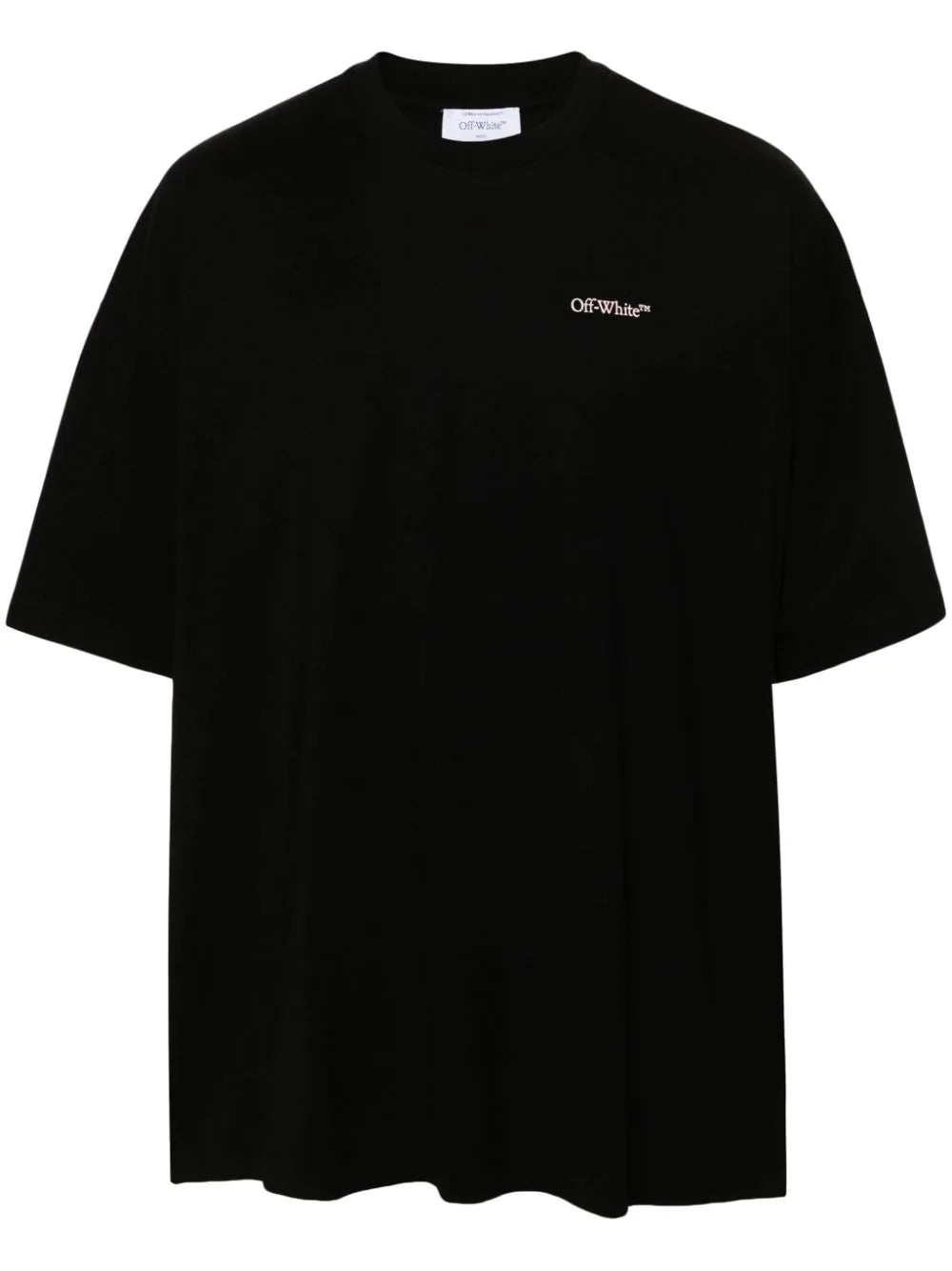 Off-White logo-print cotton T-shirt -OMAA161F24JER0021030