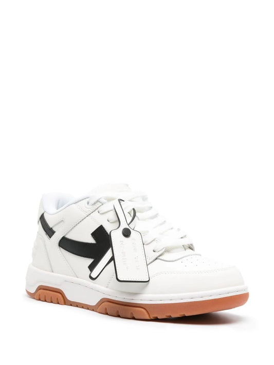 Off-White Out Of Office panelled leather sneakers-OMIA189C99LEA0110110