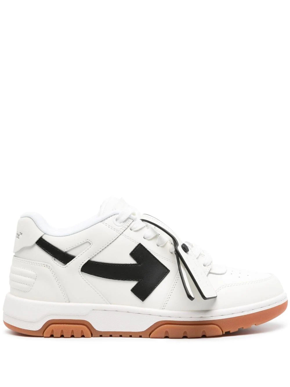 Off-White Out Of Office panelled leather sneakers-OMIA189C99LEA0110110
