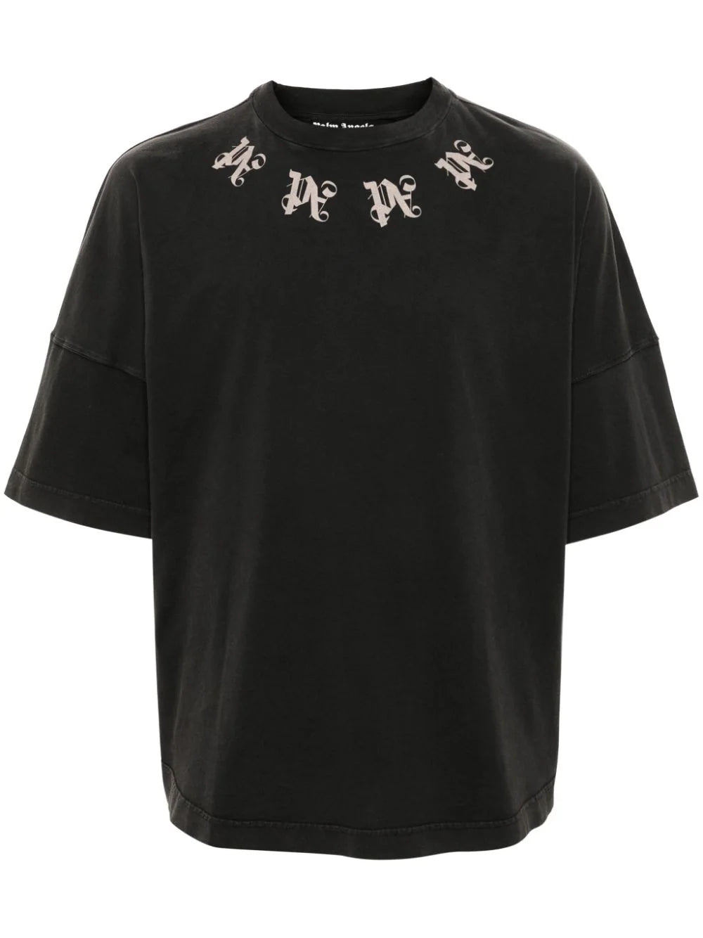 Palm Angels monogram-print cotton T-shirt-PMAA002F24JER0071009