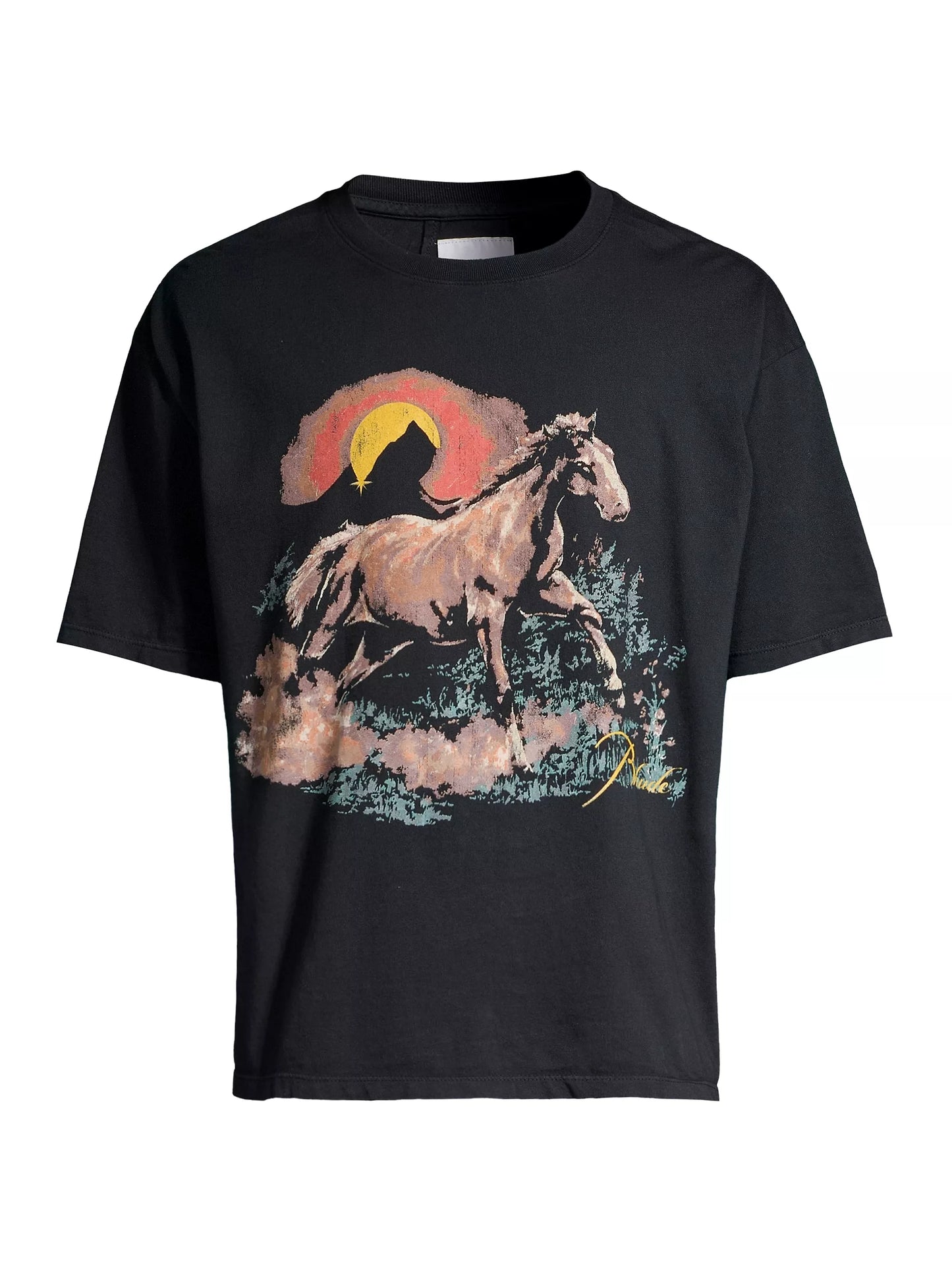 R H U D E - Santo Graphic Cotton T-Shirt-RHPS24TT14012610