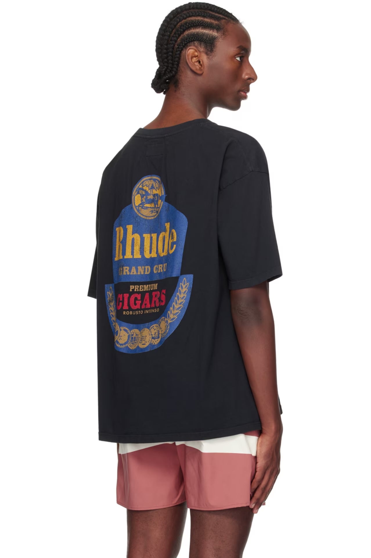 RHUDE  Exclusive Black 'Grand Cru' T-Shirt-RHSS24TT07012610