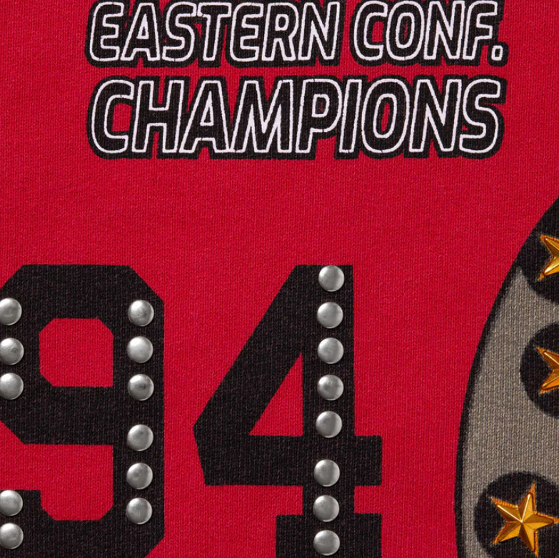 SUPREME-Champions Studded Hooded Sweatshirt-FW24SW47