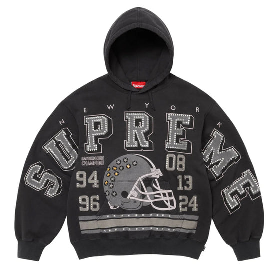 SUPREME-Champions Studded Hooded Sweatshirt-FW24SW47