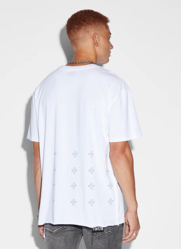 KSUBI-Holograph Biggie Ss Tee Tru White-MSP24TE005