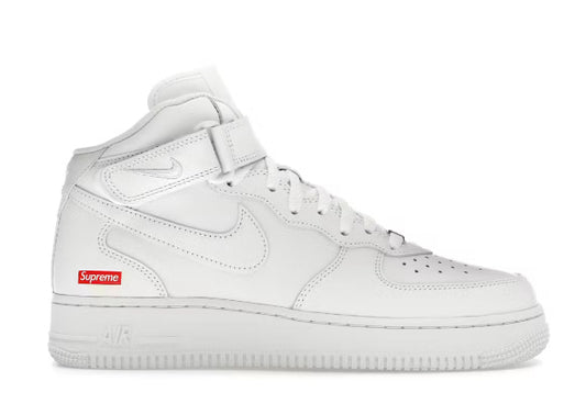 SUPREME-Nike Air Force 1 Mid Supreme White-FZ9784 100