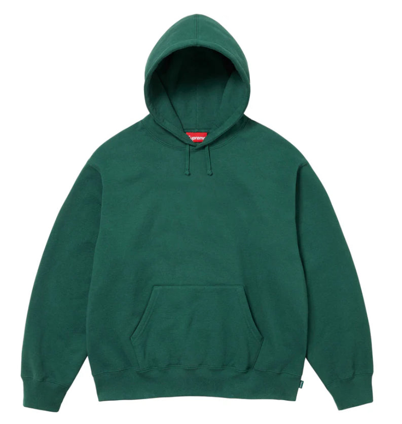 SUPREME-Satin Appliqué Hooded Sweatshirt-FW24SW37