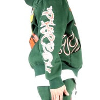 LOVE TO KLEEP-MEDUSA Heavy weight brushed graphic pullover hoodie-KF-6910