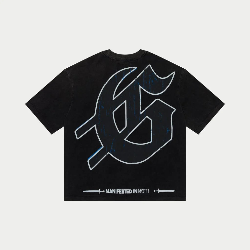 GODSPEED-Smell The Roses T-Shirt (Black Wash)