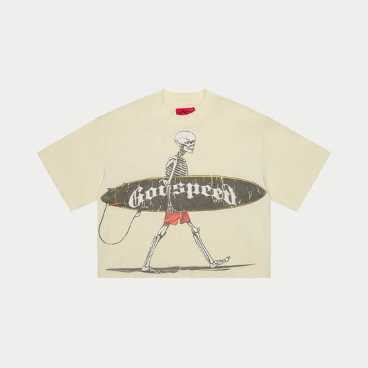 GODSPEED-Surf Day T-Shirt (CREAM )