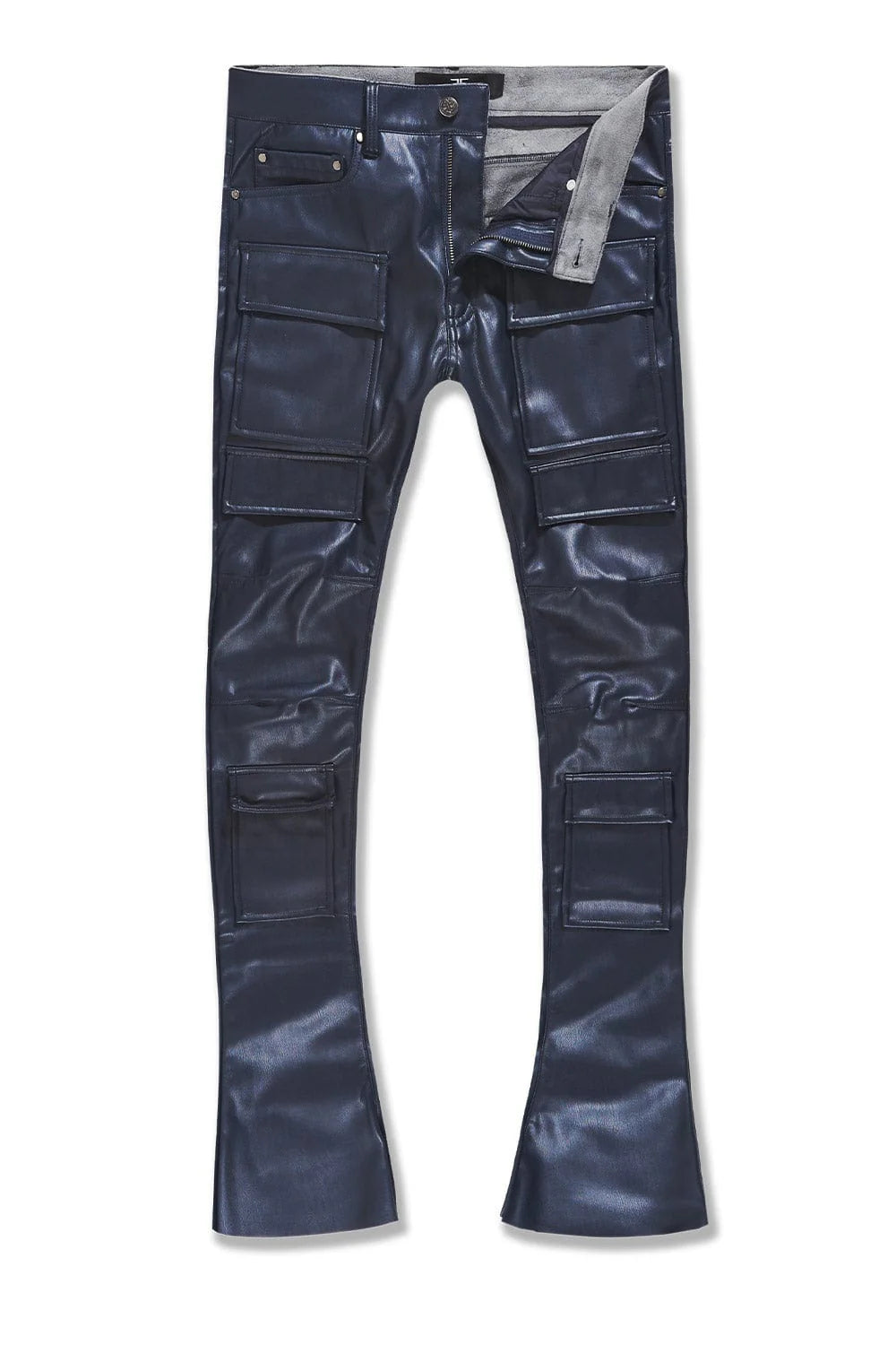 JORDAN CRIAG-ROSS STACKED - THRILLER CARGO PANTS (MIDNIGHT BLUE)-JRF1218