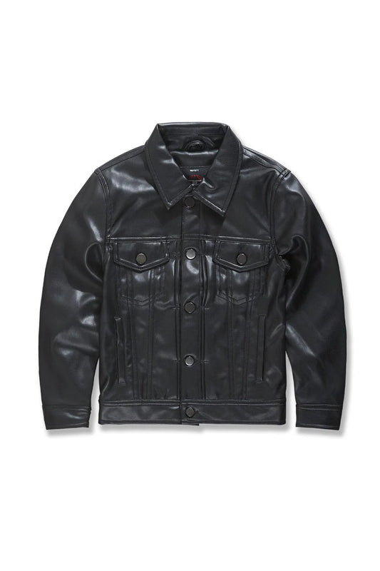 JORDAN CRAIG-KIDS THRILLER TRUCKER JACKET (BLACK)-2560B