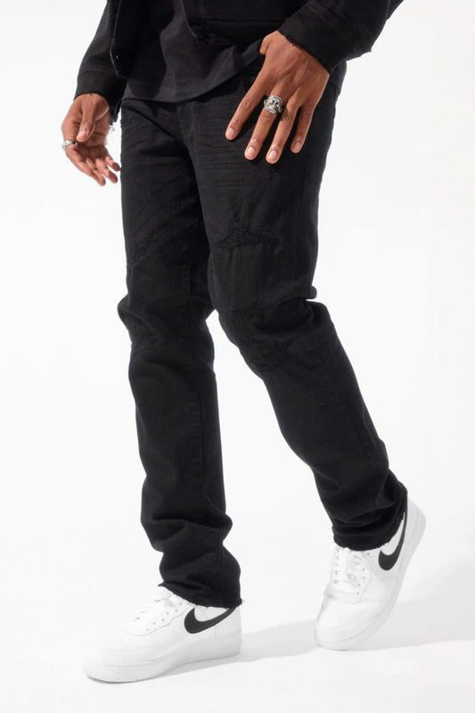 JORDAN CRAIG-COLLINS - TRIBECA TWILL PANTS (BLACK)JT990R