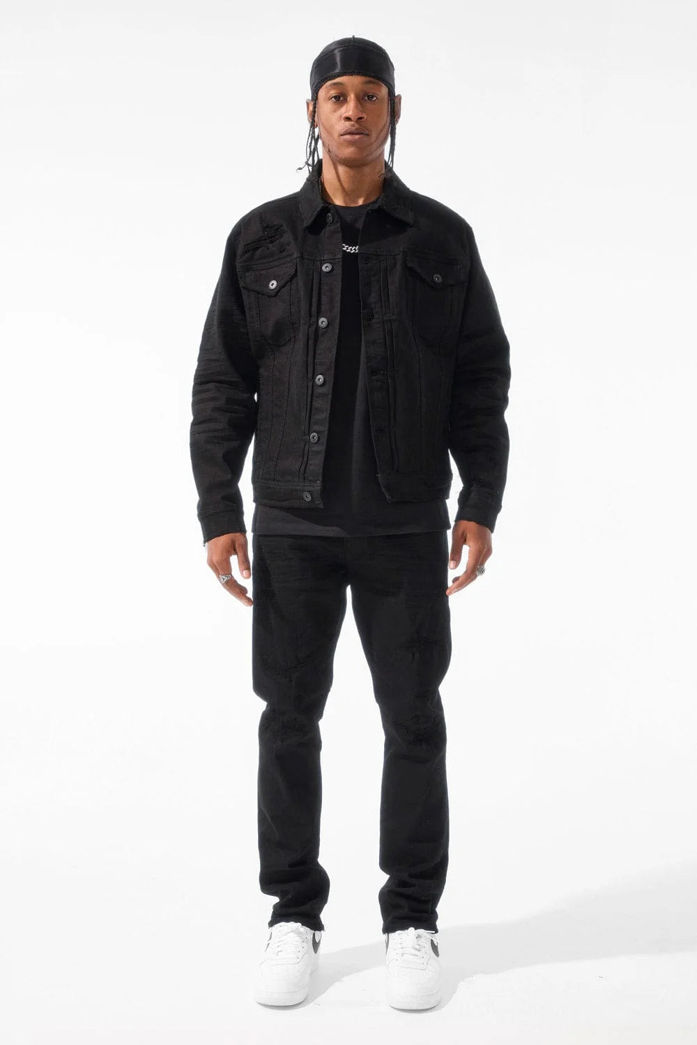 JORDAN CRAIG-COLLINS - TRIBECA TWILL PANTS (BLACK)JT990R