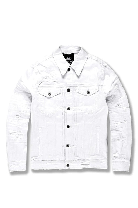 JORDAN CRAIG-TRIBECA TWILL TRUCKER JACKET (WHITE)JJ990