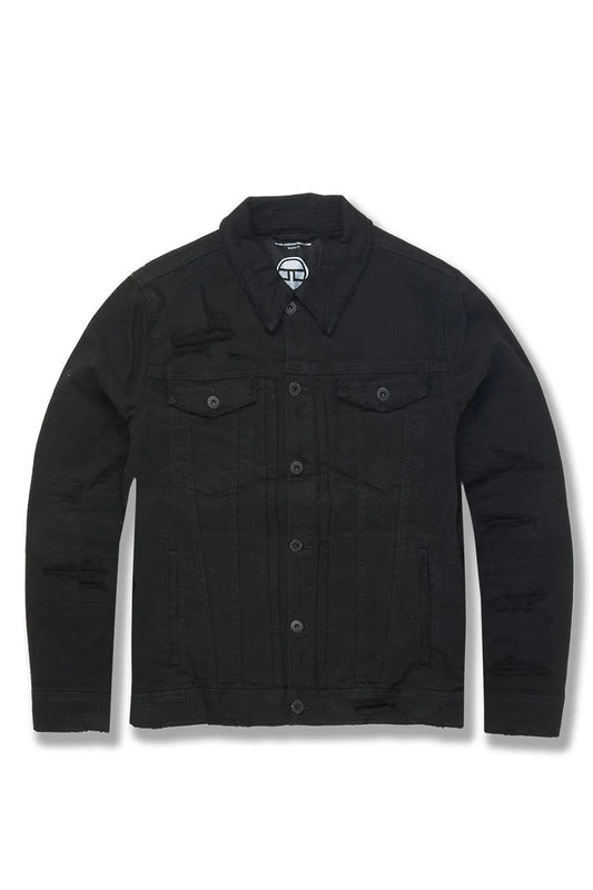 JORDAN CRAIG-TRIBECA TWILL TRUCKER JACKET (BLACK)JJ990R