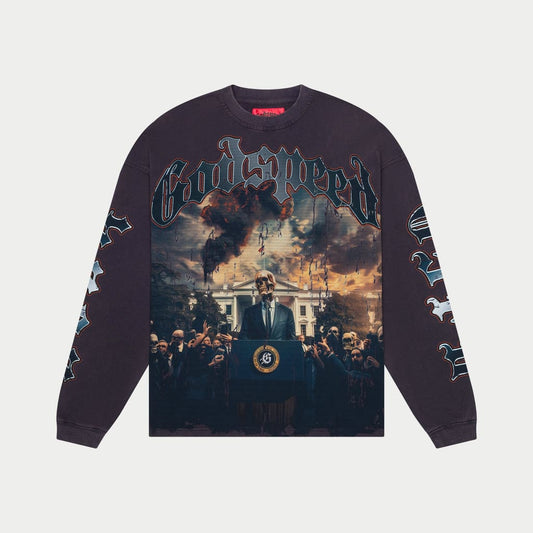 GODSPEED-V.O.D 2024 T-Shirt (Navy wash)