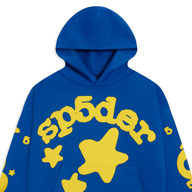 SP5DER-BELUGA HOODIE-SS09FW24BLU