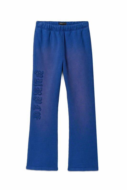 Purple-Gothic Applique Sweatpants-P459-HMBA424