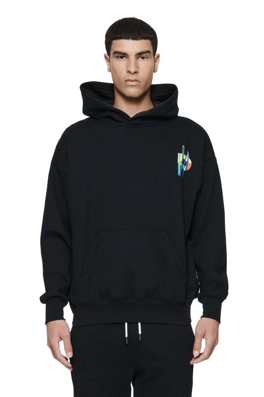 Purple-P401 Rainbow Drip Oversized Hoodie-P401-QRBD823