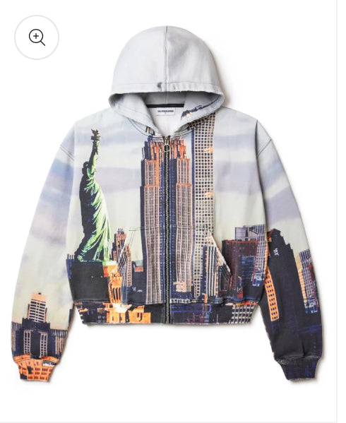 VALLEY-SKYLINE ZIP UP HOODIE