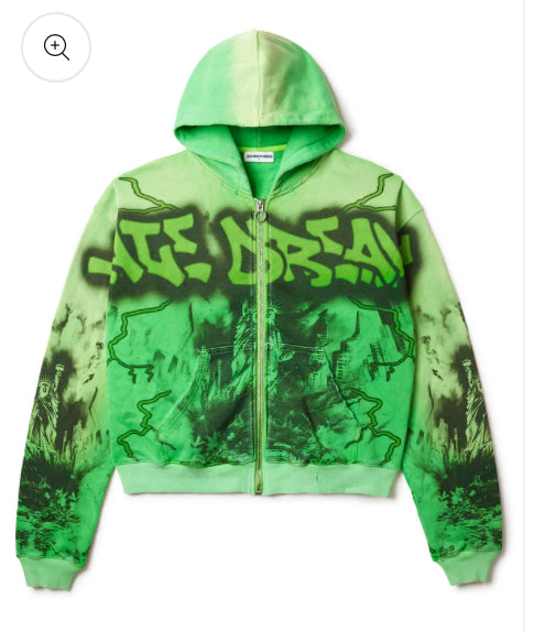 VALEGREEN NIGHTMARE ZIP UP HOODIE