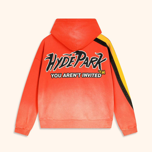 Race To The Top Hoodie - Red  HYDE PARK