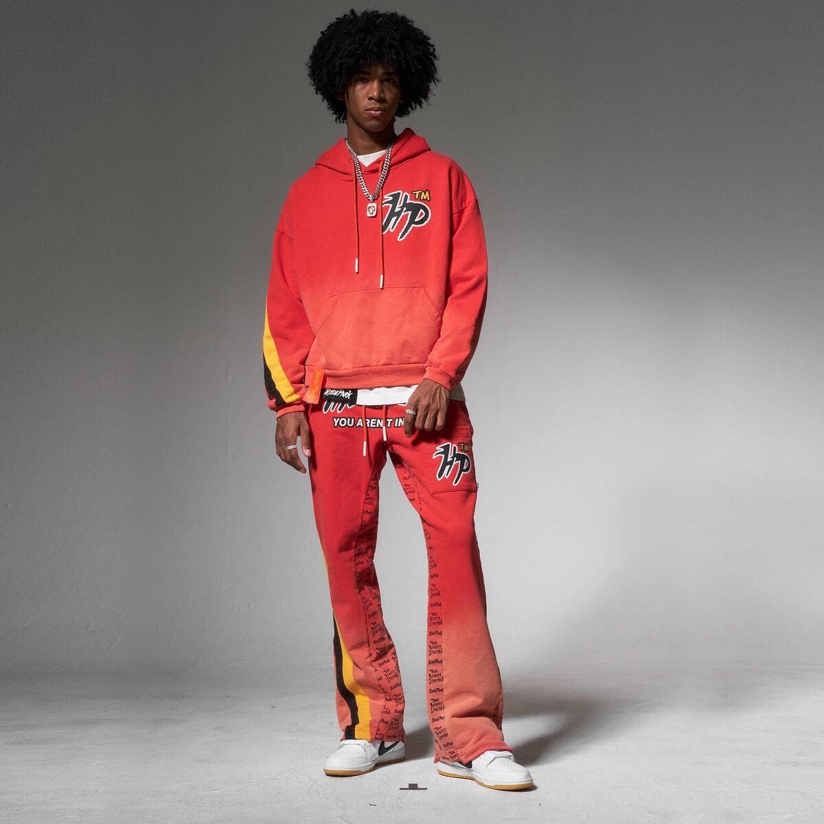 Race To The Top Hoodie - Red  HYDE PARK