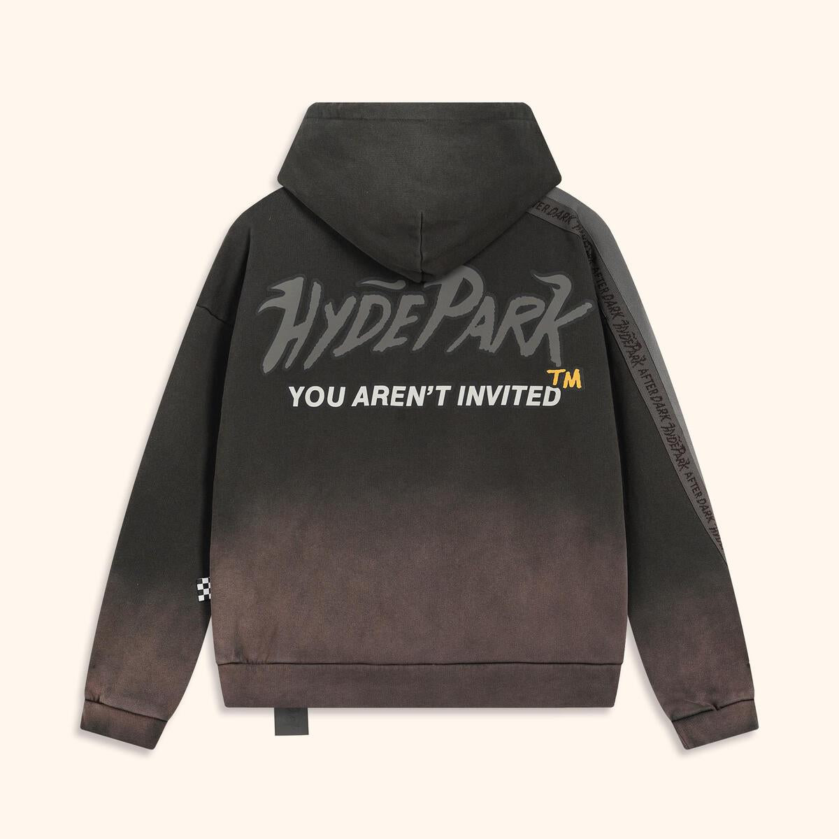 Race To The Top Hoodie - Off Black HYDEPARK